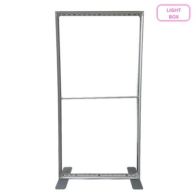 Hardware only for Backlit LED Light Box SEG Floor Display Banner Kit, (40"W x 96"H)