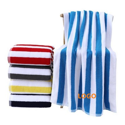 Stripe Cotton Beach Towel