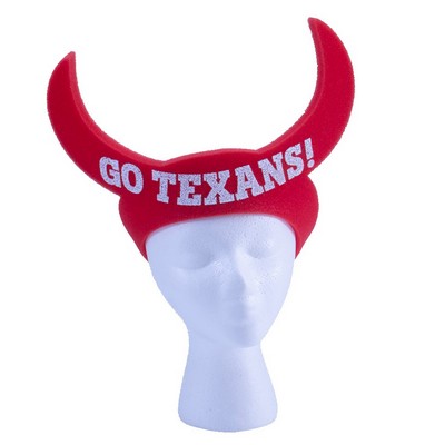 Bull Horns Foam Visor (14")