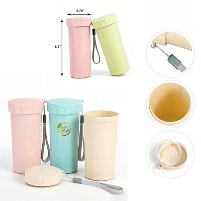 Reusable Wheat Straw Outdoor Drinking Cup