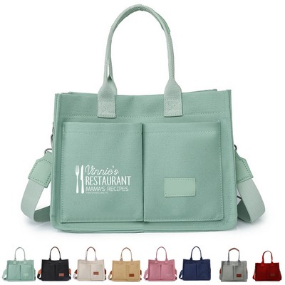Portable Large Capacity Canvas Tote Bag