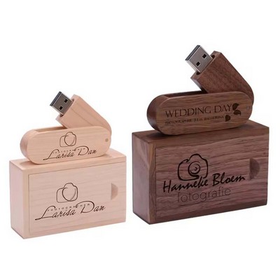 Wooden International Chess USB Flash Drive Pendrive