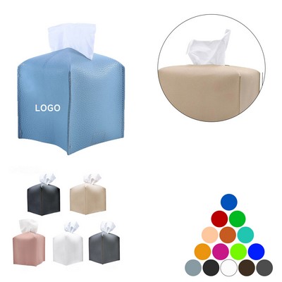 PU Leather Tissue Box Bag