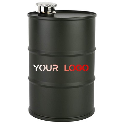 Novelty Oil Barrel Flask