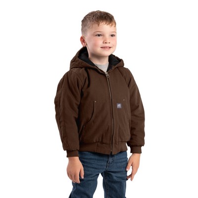 Berne BHJ52 Youth Softstone Duck Hooded Jacket