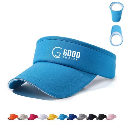 Empty Top Sun Visor Baseball Hat