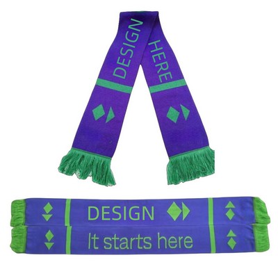 Full Color Winter Scarf Outdoor