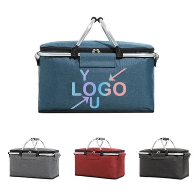 Collapsible Insulated Picnic Basket