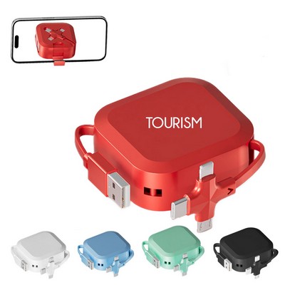 Retractable 3-In-1 3.5A Charging Cable