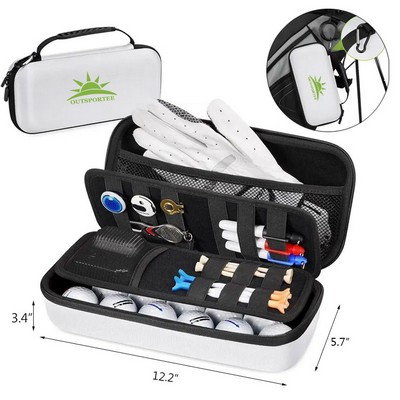 Hard Shell Golf Glove Holder Empty EVA Accessories Organizer