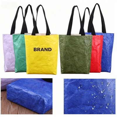 Custom Tyvek Waterproof Tote Bag