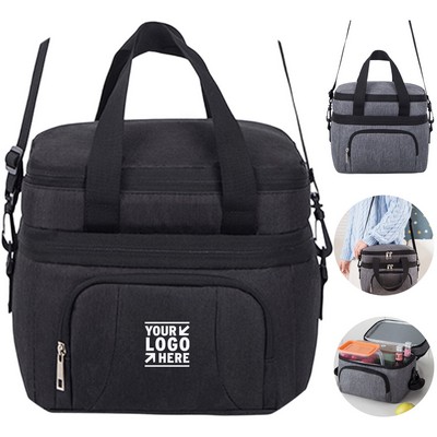 Insulated Double Layer Lunch Tote
