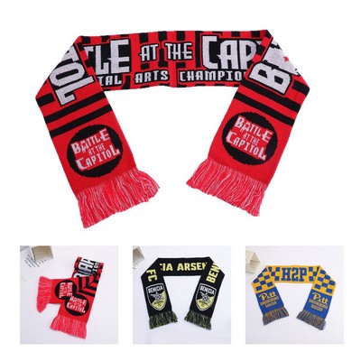 Sport Acrylic Knitted Scarf