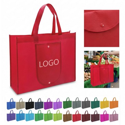 Woven Foldable Shopping Tote Bag