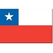 3'x5' Chile U.N. Nylon Outdoor Flag - Style A