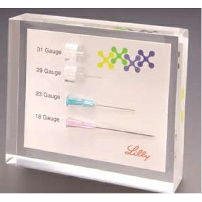 Acrylic Rectangle Embedment Award (4 1/8"x3 1/2"x1")