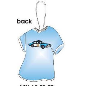 Police Car T-Shirt Zipper Pull