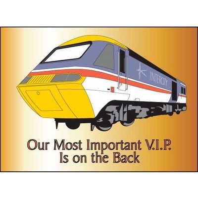 Modern Train Rectangle Hand Mirror (2"x3")