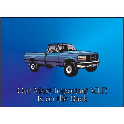 Blue Pick Up Truck Rectangle Hand Mirror (2"x3")