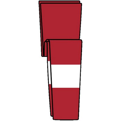 Detroit Pro Series Red Away Socks w/White Stripe