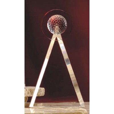 Crystal Triangle Golfers Choice Award (5"x9")