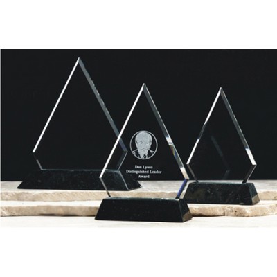Clear Star Glass Diamond Award (9"x11¾")