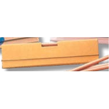 Chipboard Pencil Case w/ Elastic Closure - 6 Pencil Capacity