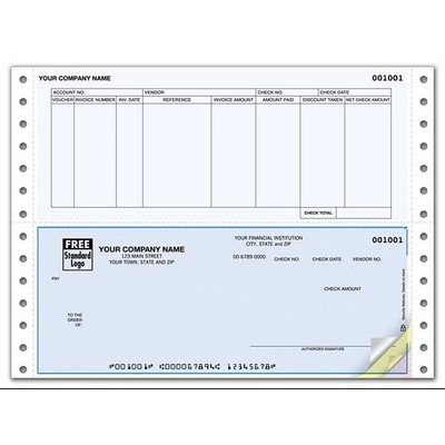Continuous Accounts Payable Bottom Checks (2 Part)
