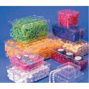 Premium Quality Rigid Clear Round Plastic Box (8"x3")