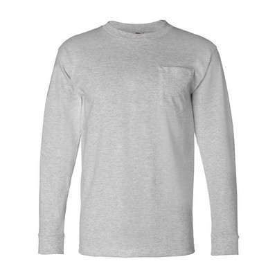 Bayside® USA-Made Long Sleeve T-Shirt w/Pocket