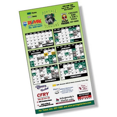 Stock Rectangle Shape .020 Memo Magnet (4"x7") High Resolution Full Color Imprint Vinyl Topcoat