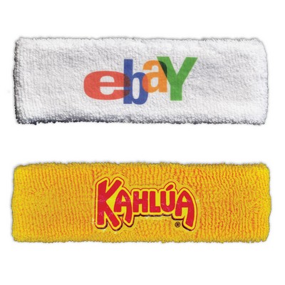 Made in USA Heavyweight Headband w/Printed Applique