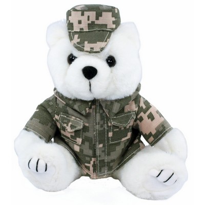 8" Army Digital Camo Bear Stuffed Animal