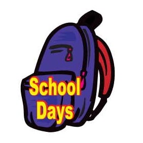 School Days Backpack Executive Magnet w/ Full Magnetic Back (10 Square Inch)