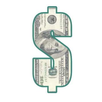 Dollar Sign $100 Bill Maxi Magnet (4 Square Inch)