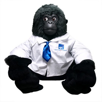 24" Axa Gorilla Stuffed Animal w/Shirt & Tie