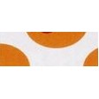 Orange Half Circles Tyvek Wristband (Pre-Printed)