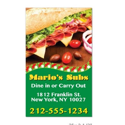 30 Mil. Magnet For Outdoor Use - Die Cut (Square Cut)