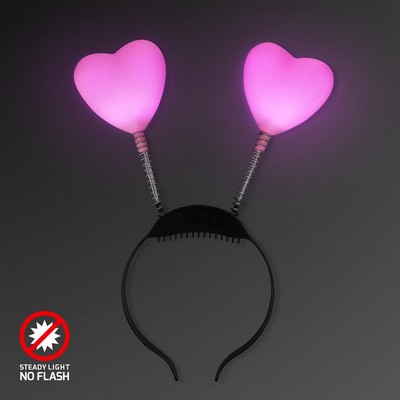 Light Up Love Hearts Head Boppers - BLANK