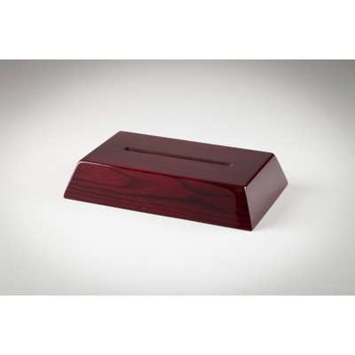 Dark Rosewood Rectangular LED Base (3 1/2 x 6 1/2 x 1 3/8")