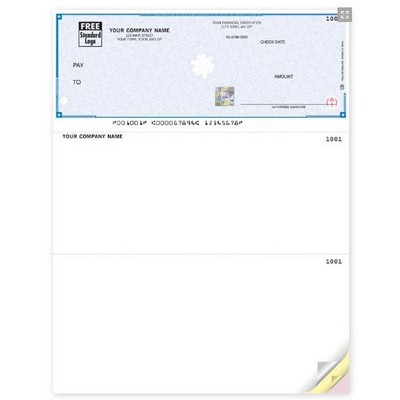 Laser Multi-Purpose Top Checks - Deltek® Compatible, High Security (1 Part)