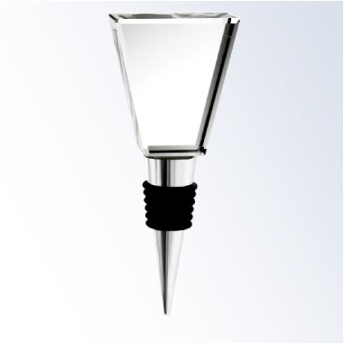 Optical Crystal Wine Stopper - Trapezoid