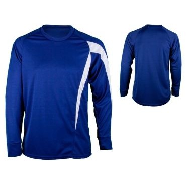 Youth Dazzle Cloth Long Sleeve Soccer Jersey Shirt w/ Contrasting Front Panel