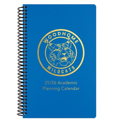 Poly Cover Academic Weekly Planner (5 ¼"x 8 ¼")