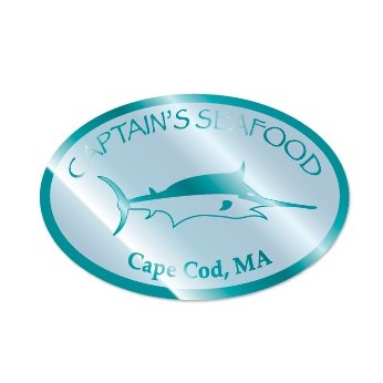 Foil/Embossed Labels - Die Cut Oval