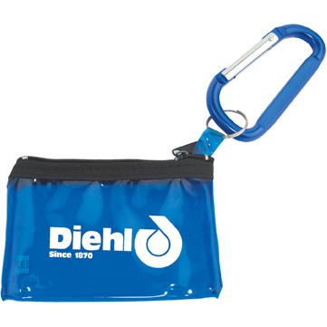 Carabiner with Key Tag Pouch