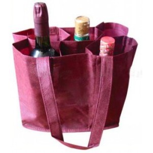 6 Holders Non-Woven Bags
