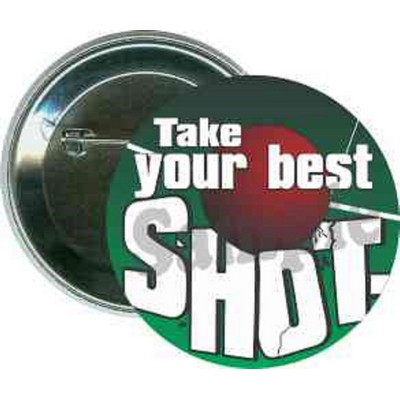 Track - Take Your Best Shot - 2 1/4'' Round Button