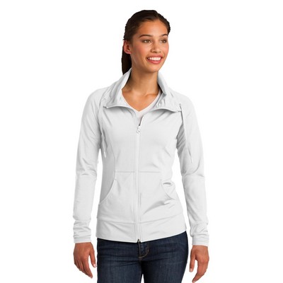Sport-Tek® Women's Sport-Wick® Stretch Full-Zip Jacket.