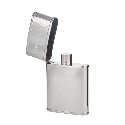 2½ Oz. Flip-Top Mini Pocket Flask